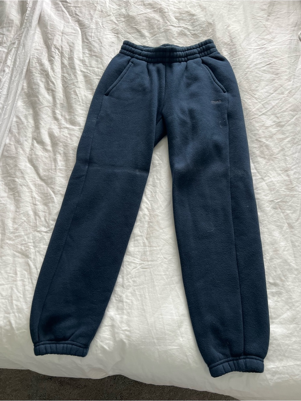 TNA Sweatfleece - bubble fleece boyfriend fit in Navy